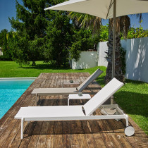 Шезлонг Lago White