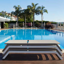 Шезлонг Vila White Taupe