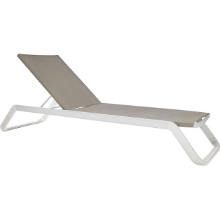 Шезлонг Vila White Taupe