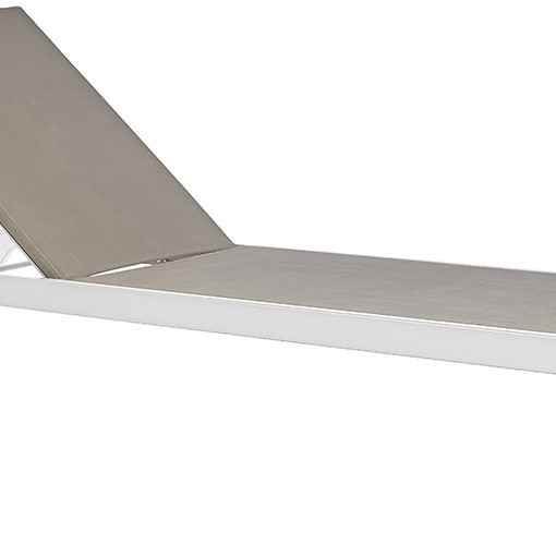Шезлонг Vila White Taupe