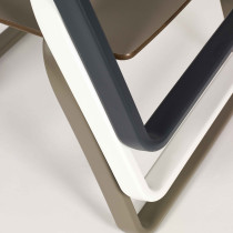 Шезлонг Vila White Taupe